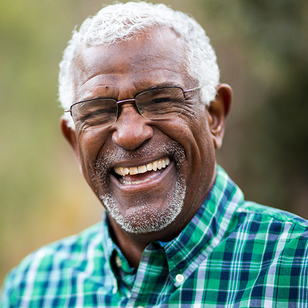 man smiling